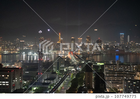 神戸の夜景 107749775