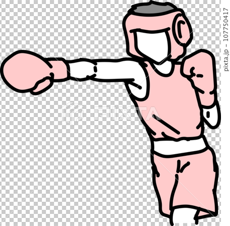 Amateur boxing_straight right Amateur boxing_straight right 107750417