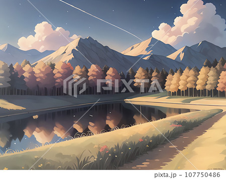 雲と山と木と 107750486