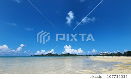 南国の海 石垣島 底地ビーチ 南国の海 石垣島 底地ビーチ 107752335