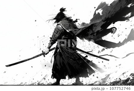 Samurai image,Generative AI AI image - Stock Illustration [107752746] -  PIXTA