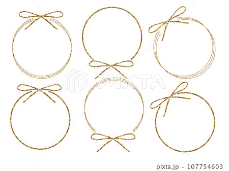 手描き風の水引リボンセット3 手描き風の水引リボンセット3 107754603