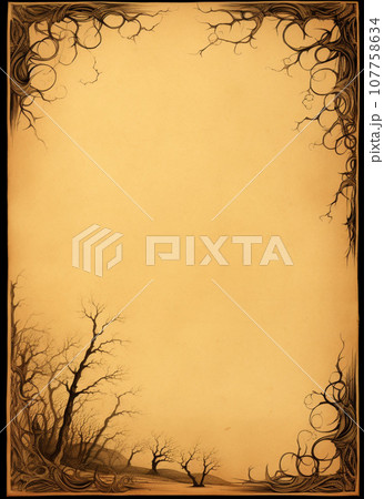 vintage background with ornament 107758634