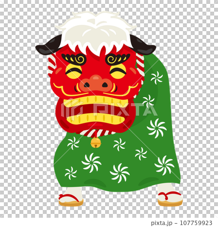 笑顔の獅子舞 笑顔の獅子舞 107759923