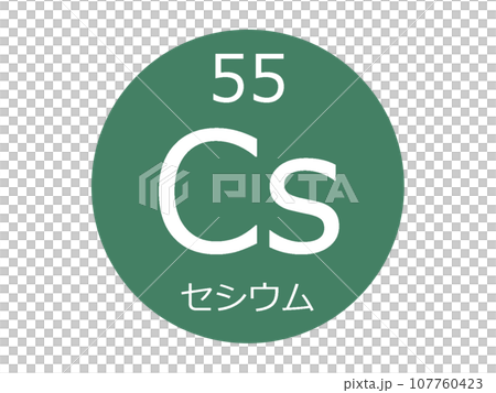 セシウム　元素記号 107760423