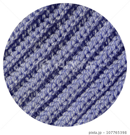 Handmade knitted fabric blue wool background texture Handmade knitted fabric blue wool background texture 107765398