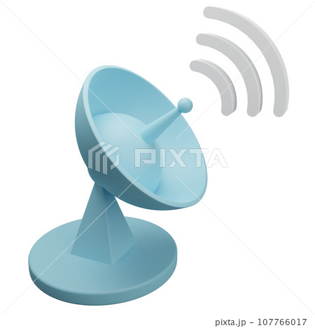 satelite dish 3d render satelite dish 3d render 107766017