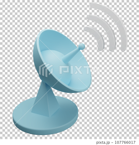 satelite dish 3d render satelite dish 3d render 107766017