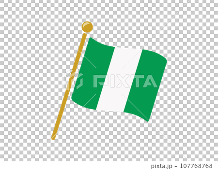 Nigeria flag icon vector illustration 107768768