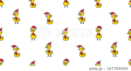 duck seamless pattern christmas santa claus hat rubber duck chicken bird vector pet wrapping paper scarf isolated doodle cartoon animal farm tile wallpaper repeat background illustration design duck seamless pattern christmas santa claus hat rubber duck chicken bird vector pet wrapping paper scarf isolated doodle cartoon animal farm tile wallpaper repeat background illustration design 107769409