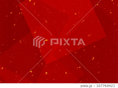 赤い色和紙 107769421