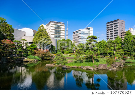 東京都墨田区 旧安田庭園 107770927