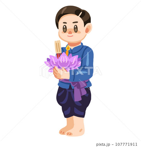 Thai boy loy Krathong Thai boy loy Krathong 107771911