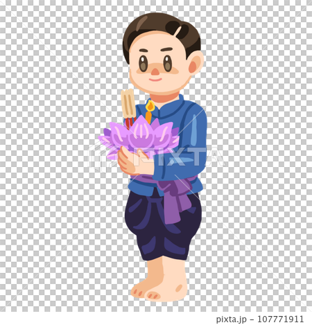Thai boy loy Krathong Thai boy loy Krathong 107771911