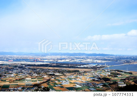 愛知県田原市_蔵王山展望台から東側方面3_2023 107774331