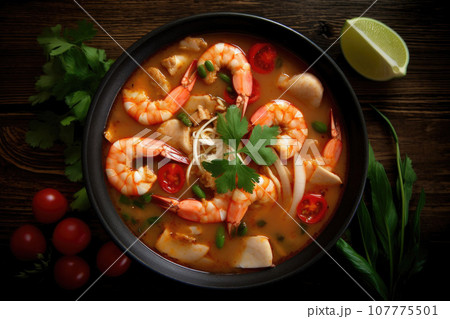 Tom Yum Goong,Thai Food 107775501