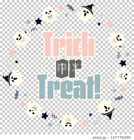 Halloween ghost frame Halloween ghost frame 107776890