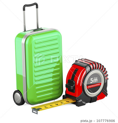 Baggage Check Weighing concept. Suitcase with...のイラスト素材 [107776986] - PIXTA