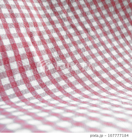 Red white classic plaid fabric, background pattern geometric abstract design Red white classic plaid fabric, background pattern geometric abstract design 107777184
