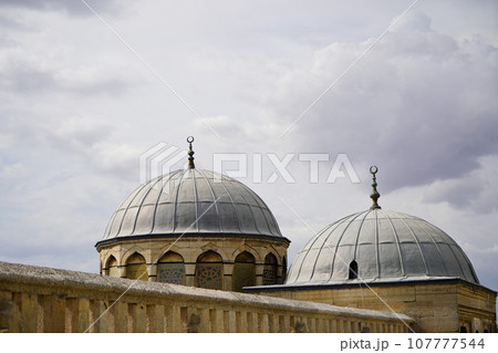 Buildings around the Selimiye Mosque, built by Mimar Sinan in 1575, september 16 2023 Turkey Edirne 107777544