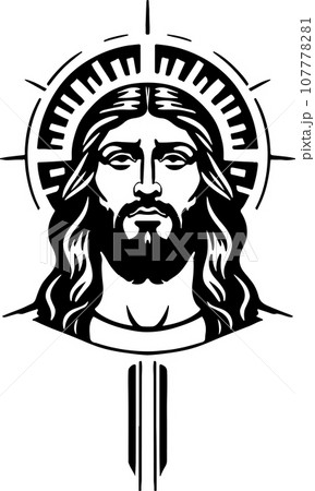 Awesome and lovely Holy Christ vector art Awesome and lovely Holy Christ vector art 107778281