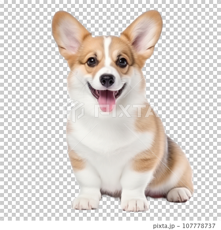Puppy corgi isolated 107778737