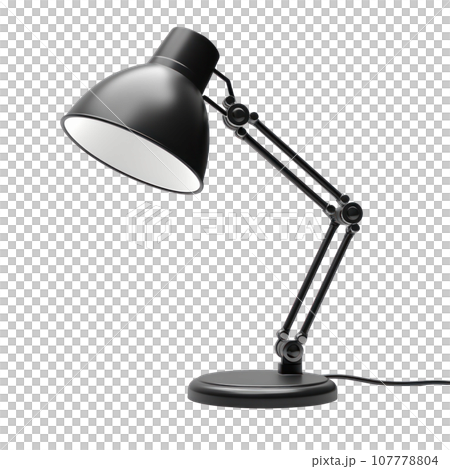 Office table lamp isolated Office table lamp isolated 107778804