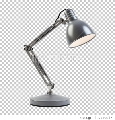Office table lamp isolated 107779017