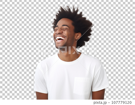 African american man smiling isolated African american man smiling isolated 107779120