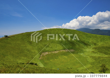 【静岡県】伊豆・大室山の風景 107779844