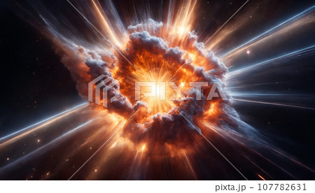 超新星爆発 AI生成画像 超新星爆発 AI生成画像 107782631