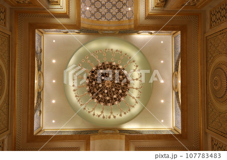 Sheikh's Palace - located in Abu Dhabi on the Ras al Akhdar peninsula Sheikh's Palace - located in Abu Dhabi on the Ras al Akhdar peninsula 107783483