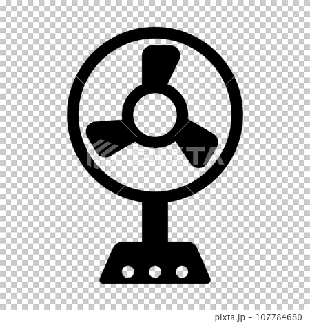 扇風機のアイコン。ベクター。 107784680
