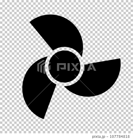Propeller icon. Rotating device. vector. 107784818