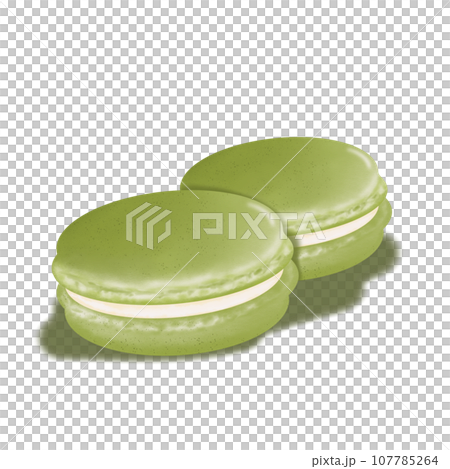 matcha green tea desserts  107785264