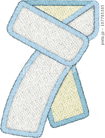 Patchwork Clipart scarf. 107785385