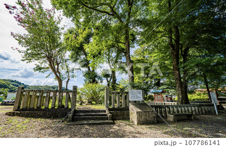日本書紀に出てくる景行天皇が行幸の際の弟姫（おとひめ）伝説の地　泳宮（くくりのみや）の景色 107786141