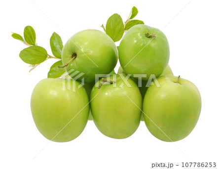 Fresh Jujubes fruits isolated on white bsackground 107786253