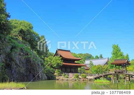 岐阜県多治見市、虎渓山永保寺の風景 岐阜県多治見市、虎渓山永保寺の風景 107786409