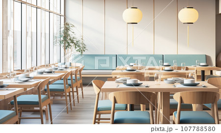 オシャレなカフェ インテリア 背景素材 オシャレなカフェ インテリア 背景素材 107788580