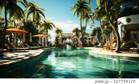 リゾート地でバカンス 107789170