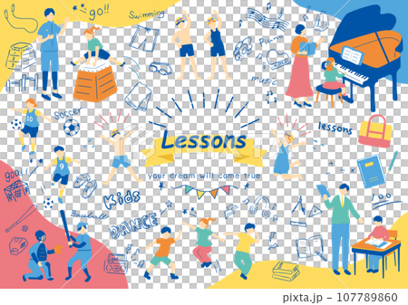 孩子們享受課程 107789860