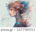 フランス　リジニャンを守る半人半蛇の妖精メリュジーヌ 107790551