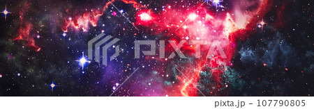 Colorful cosmos with stardust and milky way. Magic color galaxy. Infinite universe and starry night.Elements of this image furnished by NASA Colorful cosmos with stardust and milky way. Magic color galaxy. Infinite universe and starry night.Elements of this image furnished by NASA 107790805