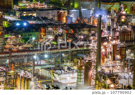 和歌山県 有田市 初島里町(東燃ゼネラル工場夜景) 和歌山県 有田市 初島里町(東燃ゼネラル工場夜景) 107790902