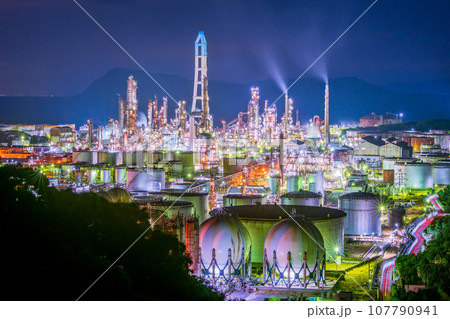 和歌山県 有田市 初島里町(東燃ゼネラル工場夜景) 和歌山県 有田市 初島里町(東燃ゼネラル工場夜景) 107790941