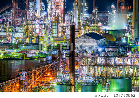 和歌山県 有田市 初島里町(東燃ゼネラル工場夜景) 和歌山県 有田市 初島里町(東燃ゼネラル工場夜景) 107790962