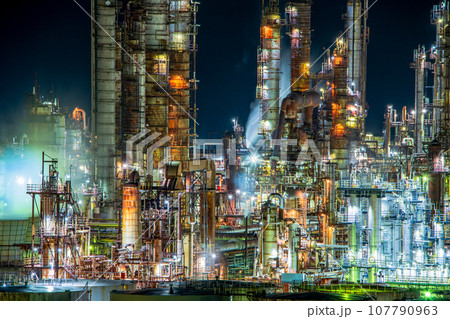 和歌山県 有田市 初島里町(東燃ゼネラル工場夜景) 和歌山県 有田市 初島里町(東燃ゼネラル工場夜景) 107790963