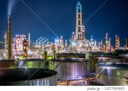 和歌山県 有田市 初島里町(東燃ゼネラル工場夜景) 和歌山県 有田市 初島里町(東燃ゼネラル工場夜景) 107790985