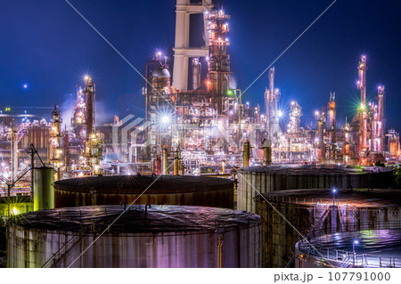 和歌山県 有田市 初島里町(東燃ゼネラル工場夜景) 和歌山県 有田市 初島里町(東燃ゼネラル工場夜景) 107791000